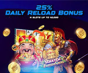 Banglawin 25% Daily Reload Bonus in Slots with Unlimited Claim!